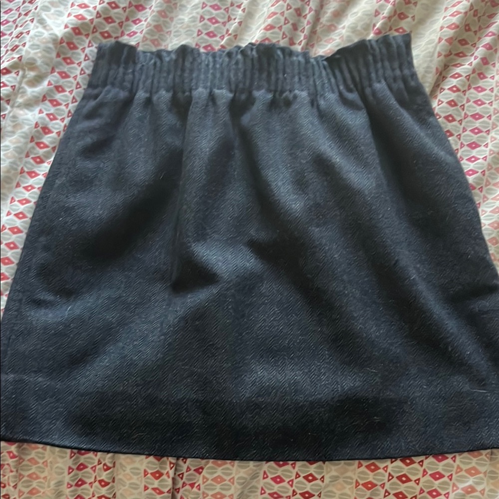 J. Crew Black Mini Skirt